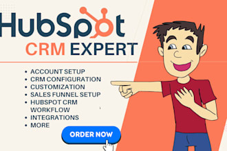 be your hubspot CRM automation and workflow expert hubspot salesfunnel expert