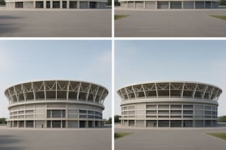 revamp bucketie exterior, hotel interior, hospital exterior and 3d floor plan