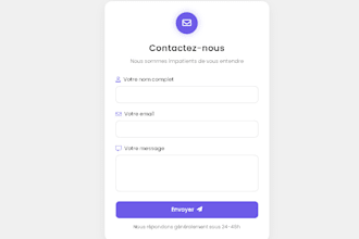 create a working contact form with email delivery using emailjs