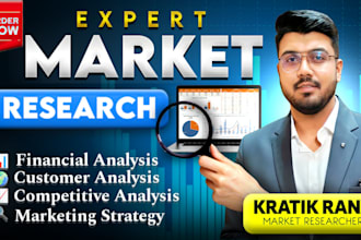 perform full spectrum market research for you