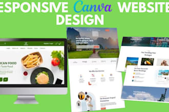design professional canva websites, ebooks and landing pages