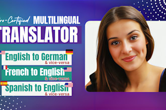 translate english to german, arabic, spanish, french and italian book formatting