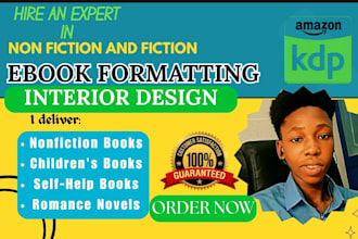 be design interior book layout journal, format non fiction novel, memoir editor