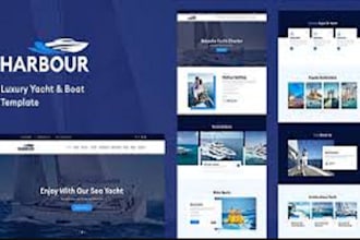 design squarespace boat 3d boat tugboat yacht logo flight booking website