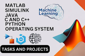 do c cpp, python, simulink and matlab programming projects