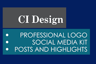 design a professional logo and social media kit