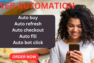 develop shopping bot auto checkout bot target bot bestbuy bot auto purchase bot