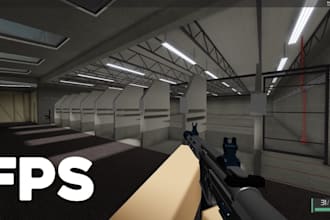 do a full action roblox fps, tps game, roblox scripting and roblox animation