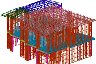 do gauge steel framing structures in autocad structural engineering design