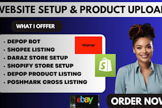 do product listing on depop bigcartel poshmark ecwid depop bot shopee listing