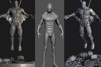sculpt 3d character model wearable prop cosplay 3d car printing 3d toy sculpture