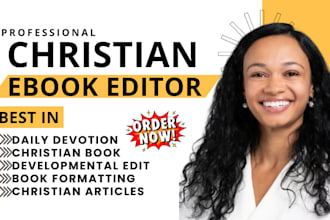 copy edit format daily devotion christian book prayer journal self help book KDP