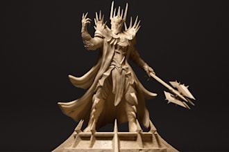 sculpt 3d action figure, tabletop dnd, armor, warhammer40k, bjb miniature, stl