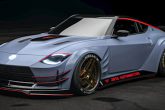 design 3d assetto corsa car, car wrap, 3d bodykit,3d part printing, car interior