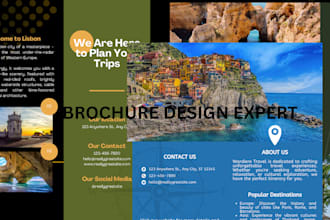 design company profile, brochure, proposal or annual report