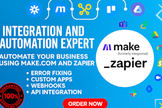 setup make, zapier, integromat automation, n8n automation airtable make com