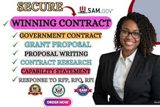 research government contracts, response to rfp respond to bid proposal,