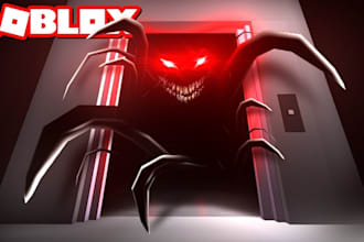 create roblox horror game, jump scare and survival game