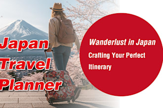 design a customized travel itinerary for your trip to japan