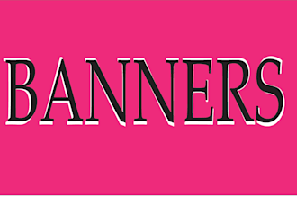 do professional billboard, banner ads, signage, yard sign, designs