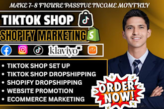 boost shopify sales, shopify dropshipping ecommerce marketing, tiktok shop ads