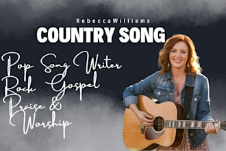 be your female christian gospel pop singer songwriter praise worship, rock song