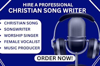 be your female christian worship song worship singer music producer