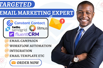 setup fluent crm automation fluentcrm campaign constant contact email template