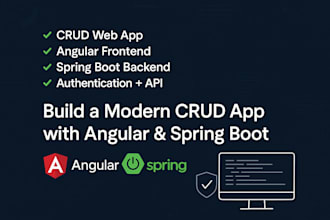 build modern web apps using angular and spring boot