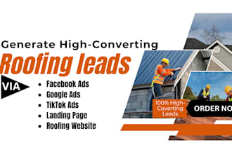 generate exclusive roofing leads for roofing contractors via ads roofing website