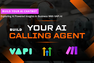 build ai call agent for dynamic inbound, outbound cold calls vapi ai, make com
