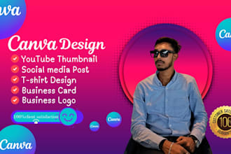 create any design using canva pro and photoshop ps