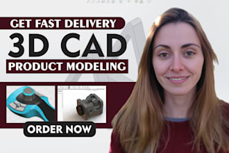 do 3d model, cad design, 3d product design, 3d rendering and technical drawing