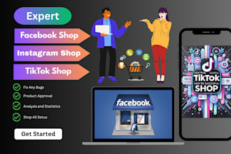 setup and manage your facebook, instagram and tiktok shop
