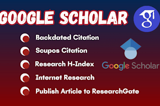 write, backdate, and publish research articles in google scholar indexed journal