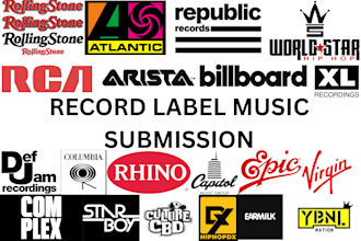 record label submission to top major and active label