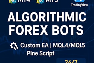 build an algorithmic trading bot, ea, or trade copier in metatrader