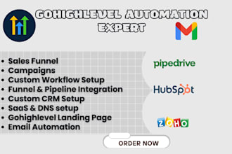 do gohighlevel automation, ghl email campaign marketing, hubspot zoho pipedrive