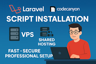 install any PHP , codecanyon script on vps or shared hosting