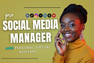 be christian social media manager, content creator personal assistant marketing