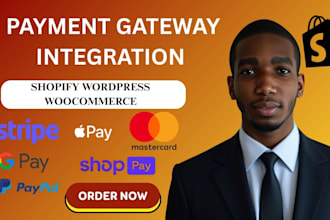activate shopify payment gateway, create payoneer stripe to your woocommerce
