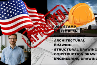 draw, stamp review architectural engineering drawings, california site plan