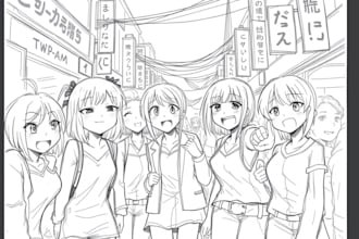 sketch manga comic webtoon anime story for you