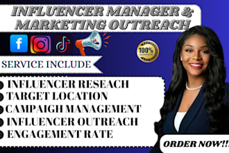 do influencer marketing manager find yt instagram tiktok influencers model list