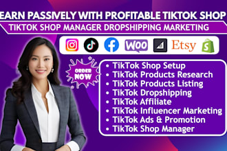 set up tiktok shop manage tik tok affiliate tiktok influencer marketing campaign
