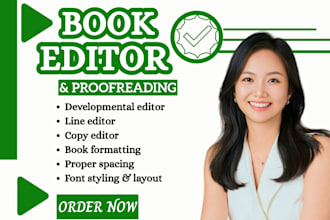 be your book editor developmental editor for fiction ghostwriting ebook writing