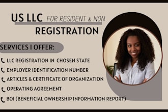 register US llc, amend llc, dissolve llc, apply for ein, close ein, file boi