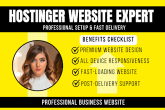 hostinger website design fix wordpress website redesign hostinger website