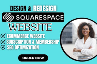 build squarespace website design redesign development