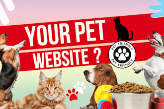 create a pet brand logo and label that stands out
